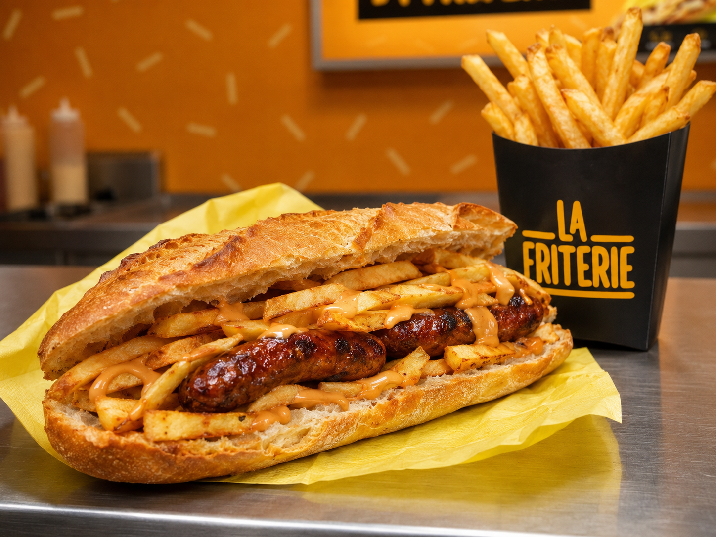 Merguez frites